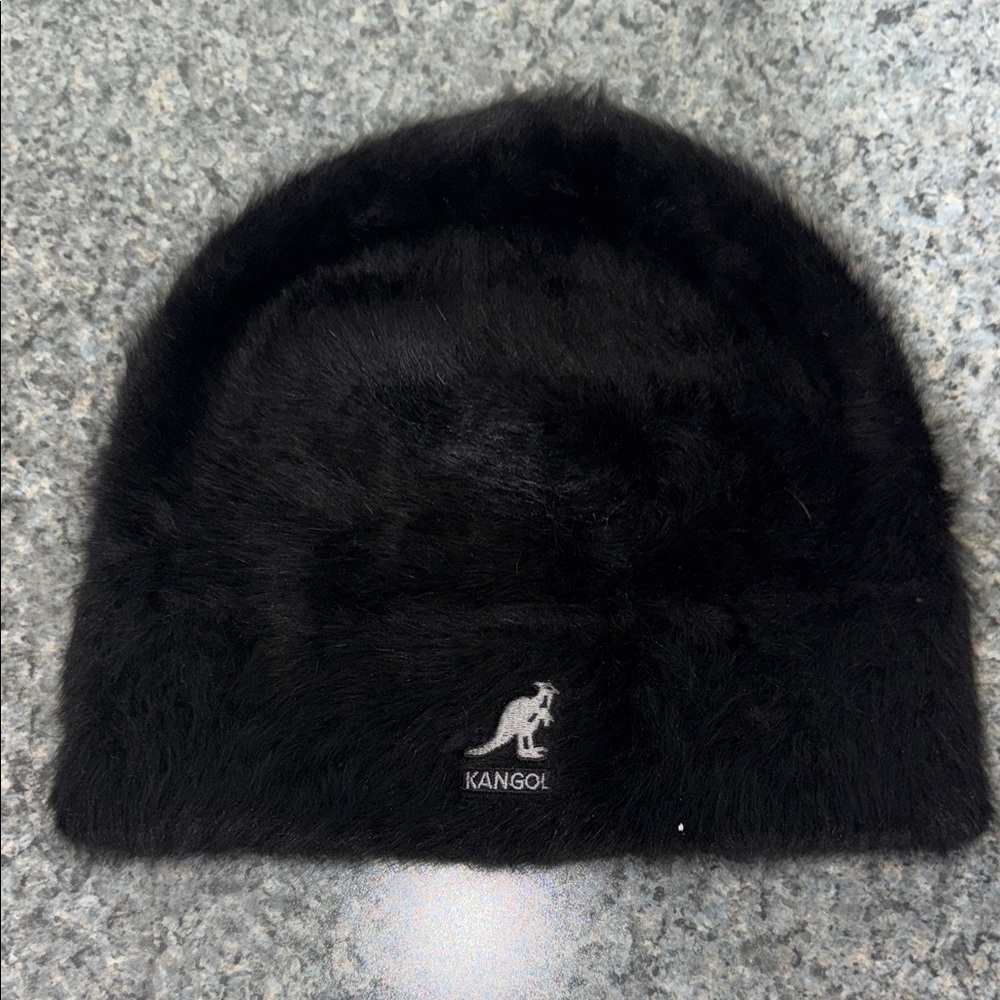 Kangol Black Faux Fur Hat